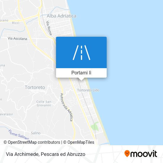 Mappa Via Archimede