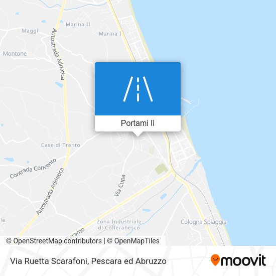 Mappa Via Ruetta Scarafoni