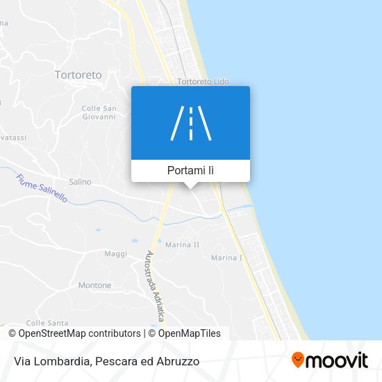 Mappa Via Lombardia