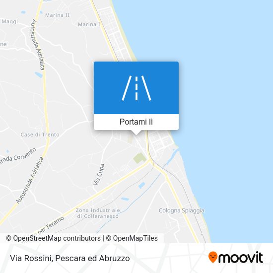 Mappa Via Rossini