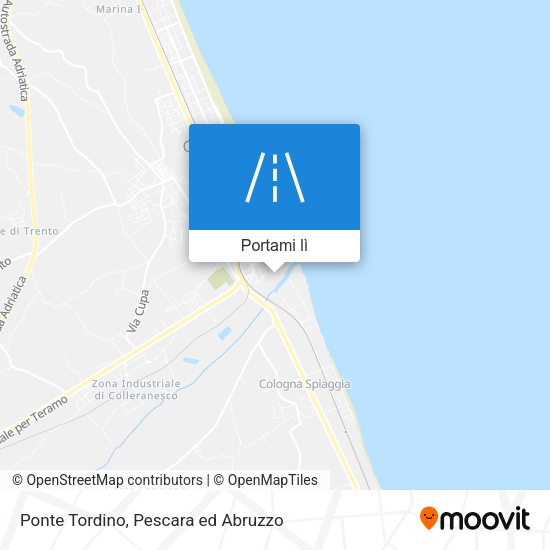 Mappa Ponte Tordino