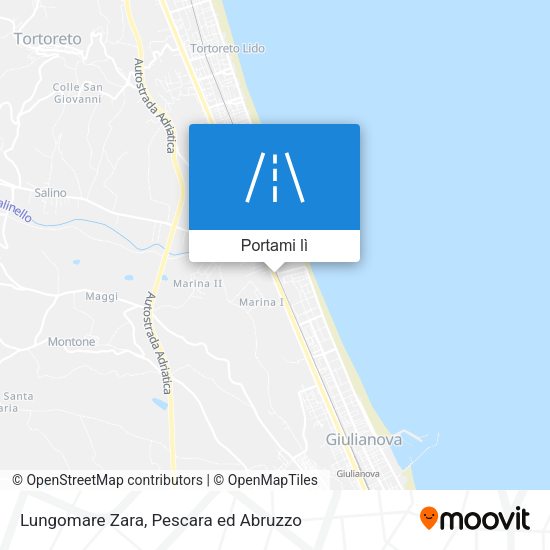 Mappa Lungomare Zara