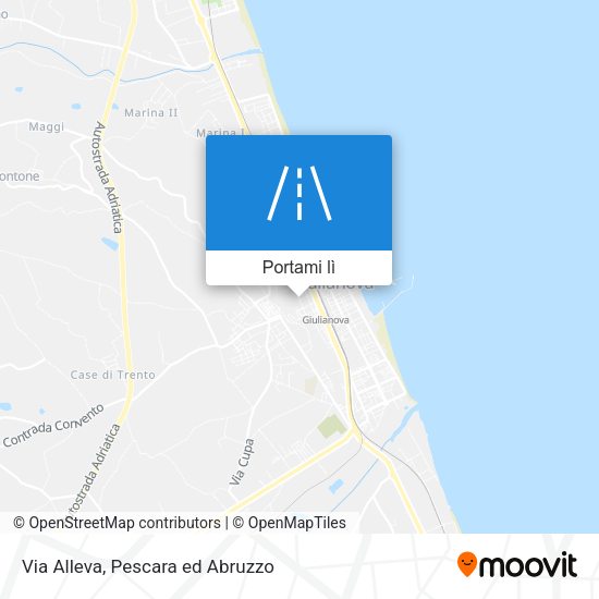 Mappa Via Alleva