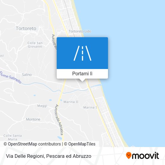 Mappa Via Delle Regioni