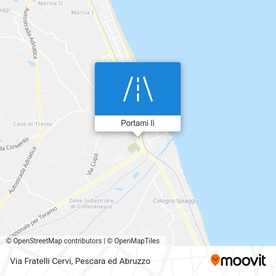 Mappa Via Fratelli Cervi
