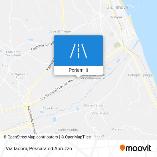 Mappa Via Iaconi