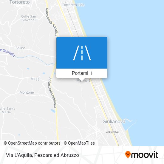 Mappa Via L'Aquila