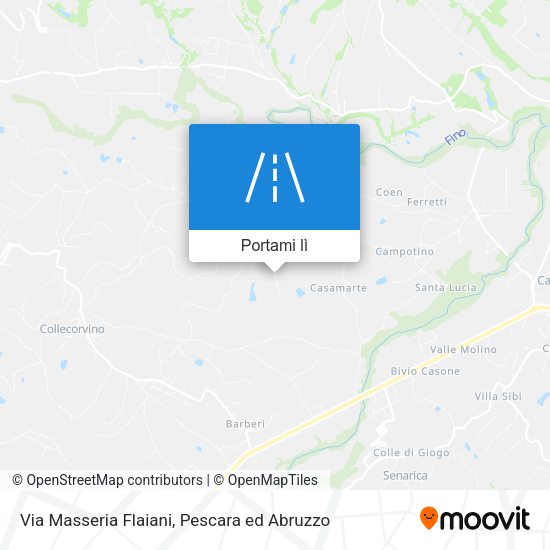 Mappa Via Masseria Flaiani