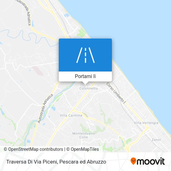 Mappa Traversa Di Via Piceni