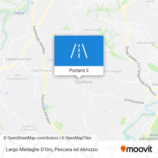 Mappa Largo Medaglie D'Oro