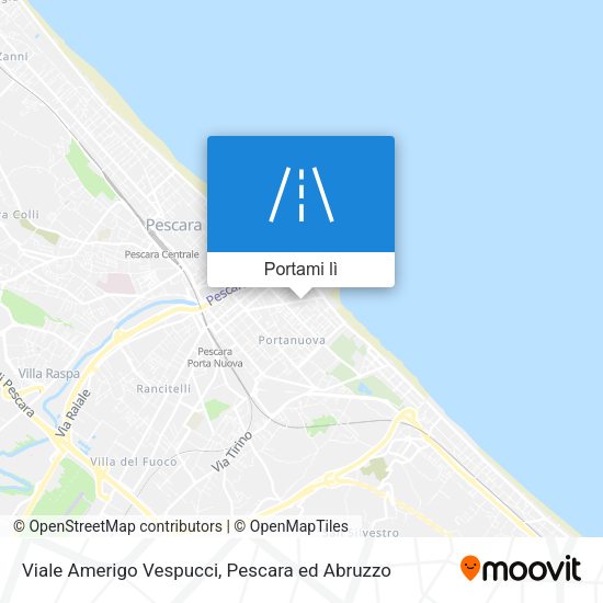 Mappa Viale Amerigo Vespucci