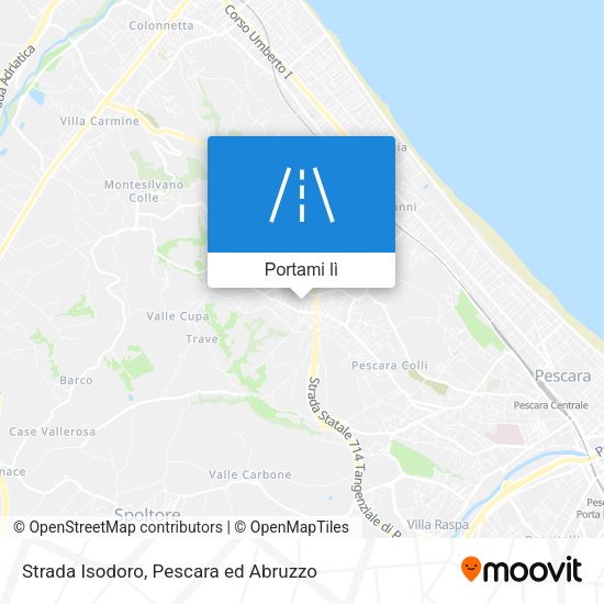 Mappa Strada Isodoro