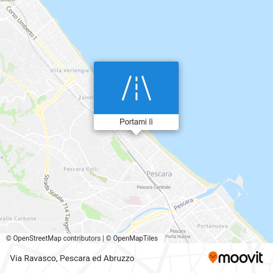 Mappa Via Ravasco