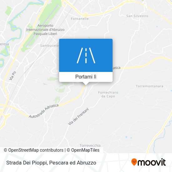 Mappa Strada Dei Pioppi