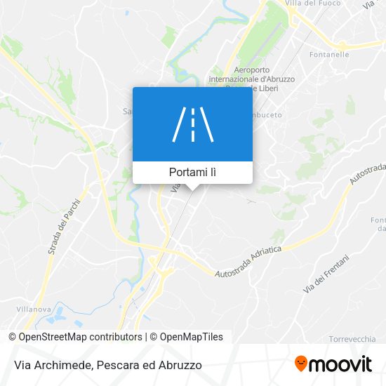 Mappa Via Archimede