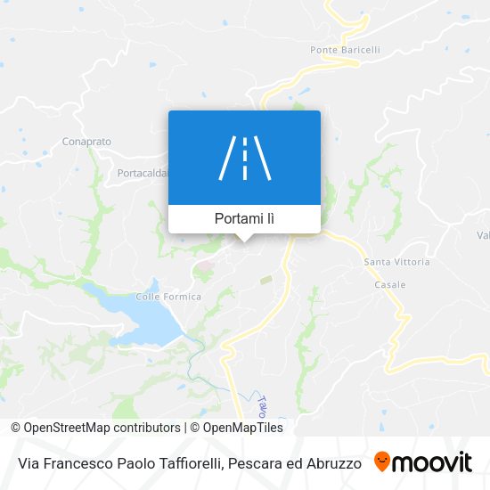 Mappa Via Francesco Paolo Taffiorelli