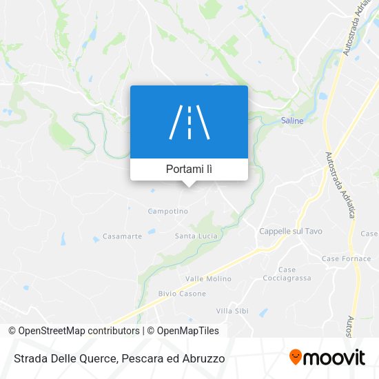 Mappa Strada Delle Querce