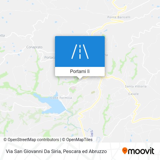 Mappa Via San Giovanni Da Siria