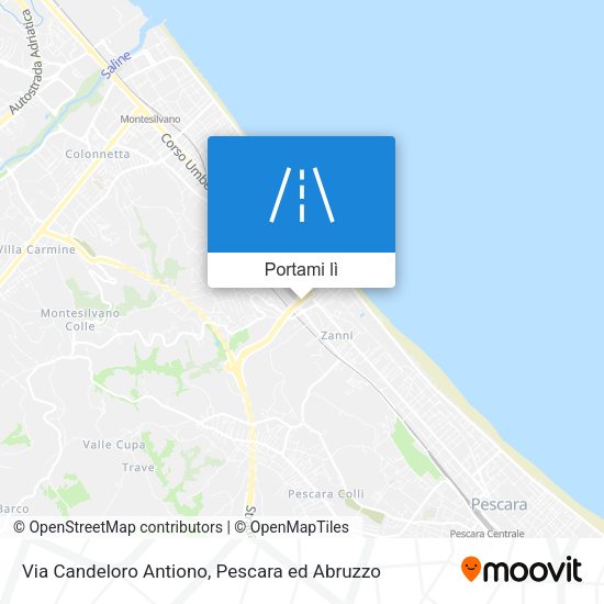 Mappa Via Candeloro Antiono