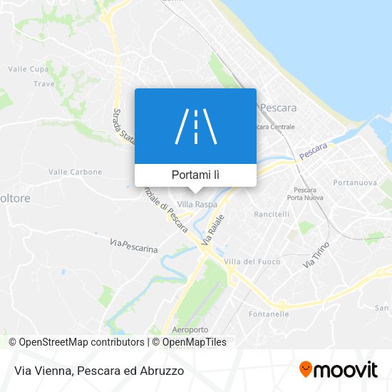 Mappa Via Vienna