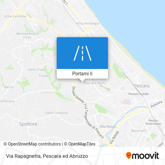 Mappa Via Rapagnetta