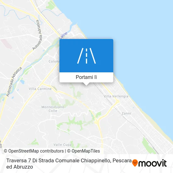 Mappa Traversa 7 Di Strada Comunale Chiappinello