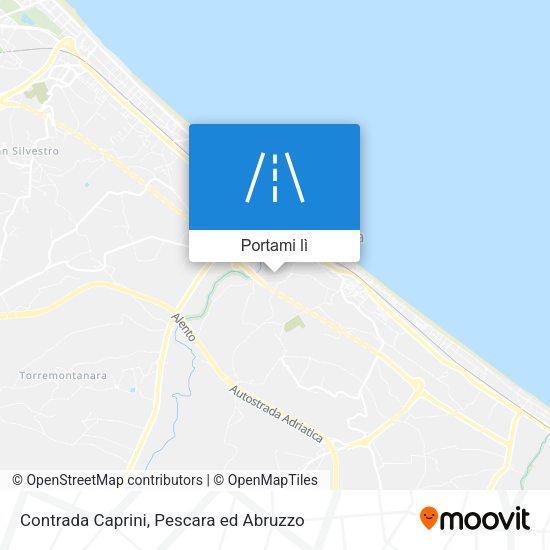 Mappa Contrada Caprini