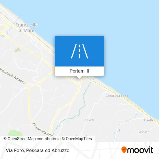 Mappa Via Foro