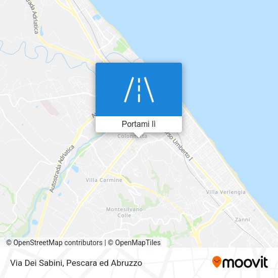 Mappa Via Dei Sabini