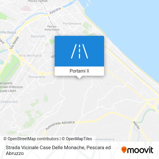 Mappa Strada Vicinale Case Delle Monache