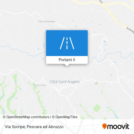 Mappa Via Sorripe
