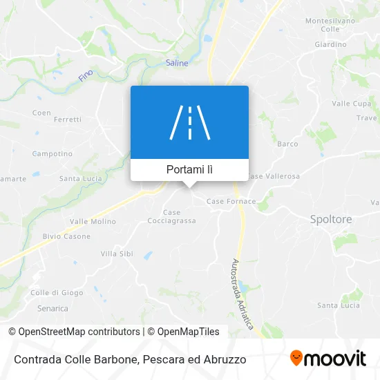 Mappa Contrada Colle Barbone