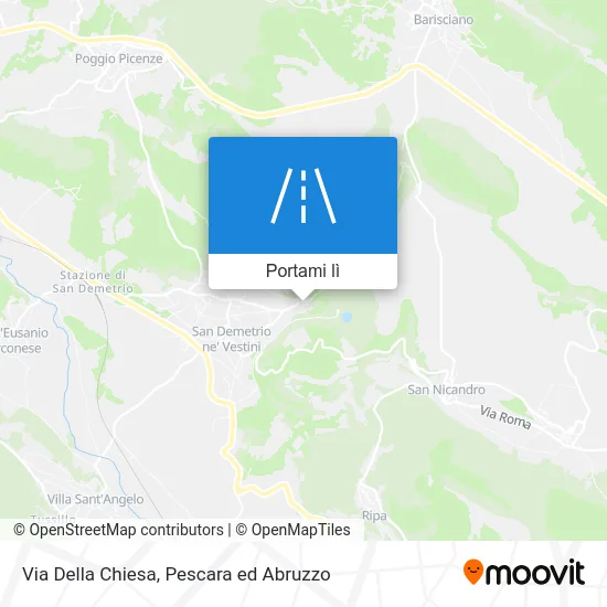 Mappa Via Della Chiesa