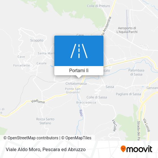 Mappa Viale Aldo Moro