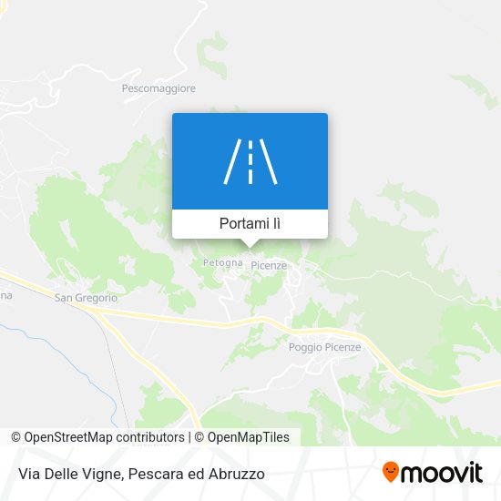 Mappa Via Delle Vigne