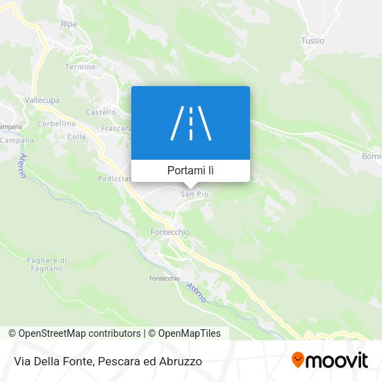 Mappa Via Della Fonte