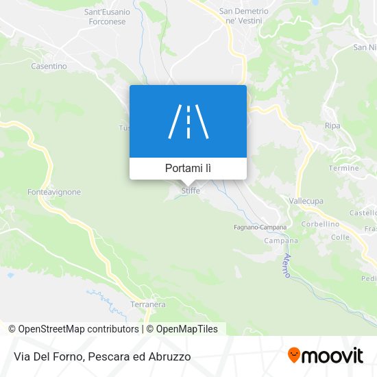 Mappa Via Del Forno