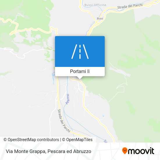 Mappa Via Monte Grappa