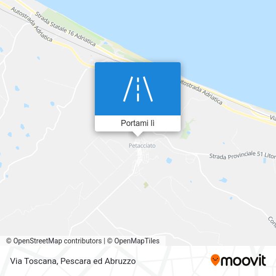 Mappa Via Toscana