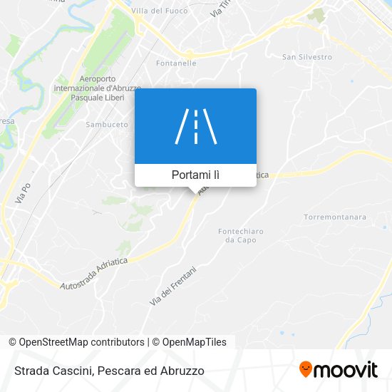 Mappa Strada Cascini