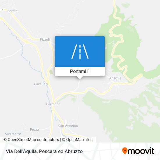 Mappa Via Dell'Aquila