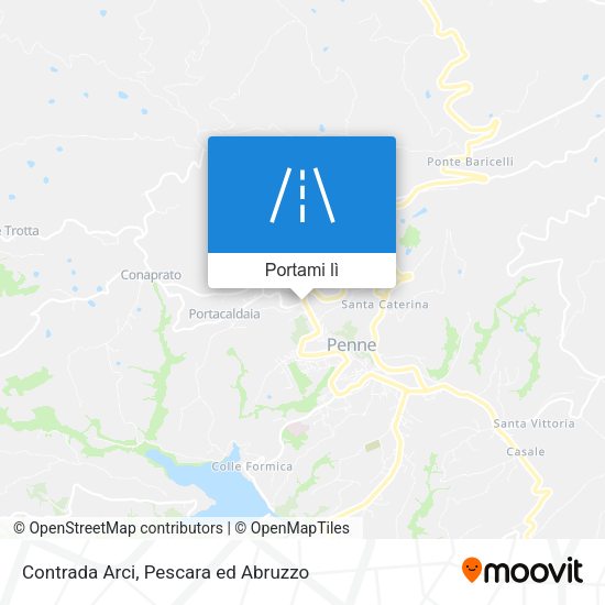 Mappa Contrada Arci