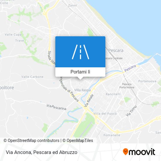 Mappa Via Ancona