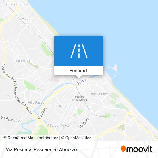 Mappa Via Pescara