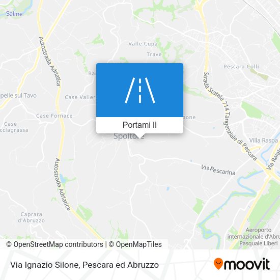 Mappa Via Ignazio Silone
