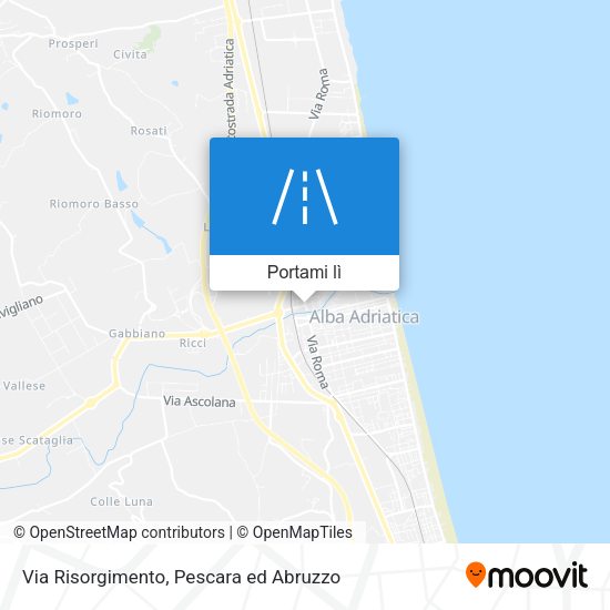 Mappa Via Risorgimento