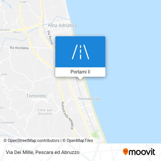 Mappa Via Dei Mille