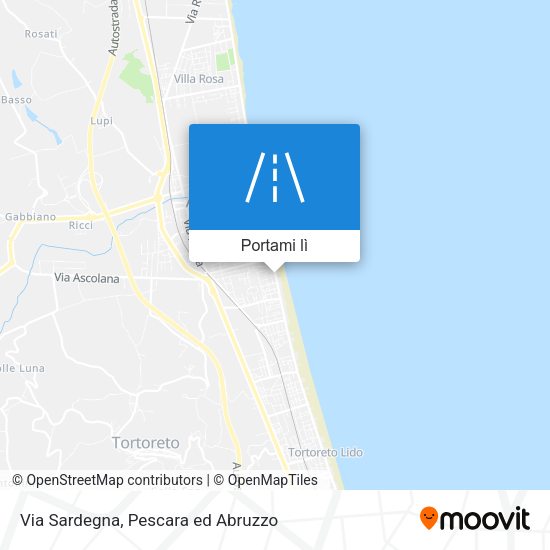 Mappa Via Sardegna
