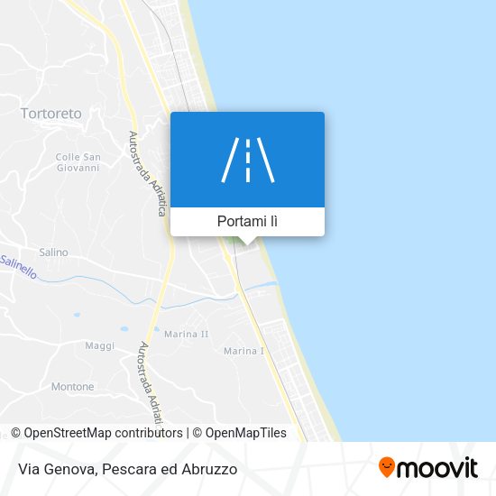 Mappa Via Genova