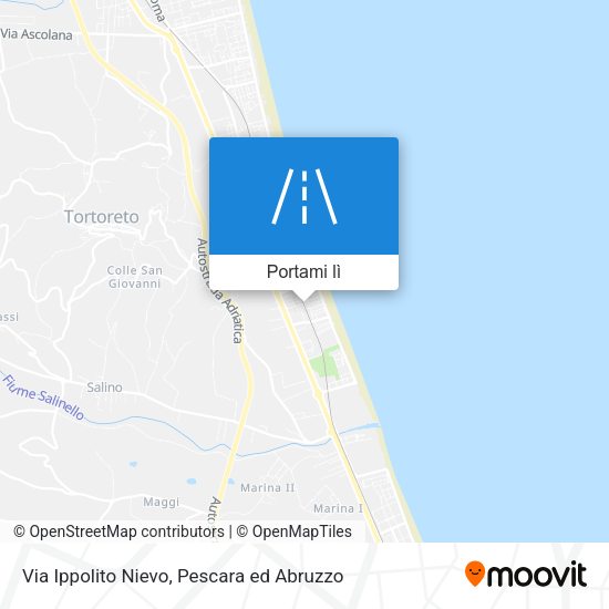 Mappa Via Ippolito Nievo